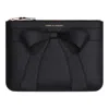 Comme Des Garçons Rectangular Black Cowhide Leather Clutch