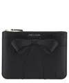 Comme Des Garçons Big Bow Coin Purse In Black