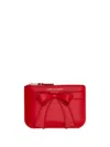Comme Des Garçons Big Bow Wallet In Red