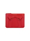Shop Comme Des Garçons "big Bow" Pouch In Red