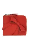 Comme Des Garçons Big Bow Wallet In Red
