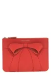 Comme Des Garçons 'big Bow' Wallet In Red