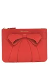 Comme Des Garçons Big Bow' Wallet In Red