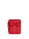 Comme Des Garçons Big Bow Wallet In Red