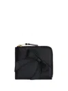 Comme Des Garçons Big Bow Wallet In Schwarz