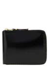 Comme Des Garçons Comme Des Garcons 黑色皮革钱包 In Black
