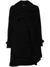 Comme Des Garçons Black Asymmetric Coat