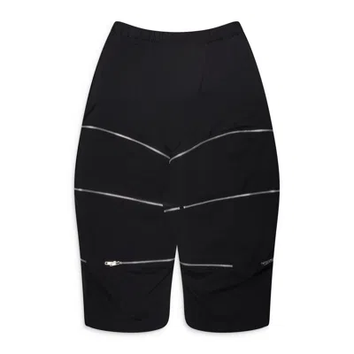 Comme Des Garcons Black Black Drawstring Zip Trousers In S