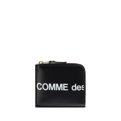 Comme Des Garçons Black Calf Leather Bos Taurus Wallet