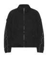 Comme Des Garcons Black Camouflage Pattern Garment Treated Jacket