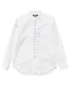 Comme Des Garcons Black Cdg Black Studded Poplin Shirt In White