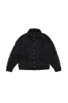 Comme Des Garcons Black Cdg Black Tonal Camo Jacket In Black