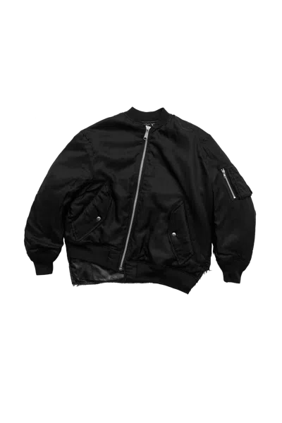 Comme Des Garcons Black Cdg Black Twisted Bomber Jacket Black