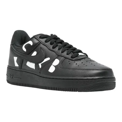 Comme Des Garcons Black Cdg Black X Nike Air Force 1 Sneakers