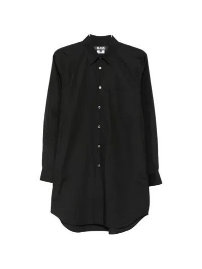 Comme Des Garcons Black Chest-pocket Shirt In Black