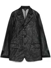 Comme Des Garçons Chiffon Blazer Jacket