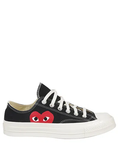 Comme Des Garçons Black Chuck Taylor Heart Sneakers