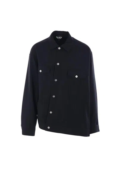 Comme Des Garcons Black Comme Des Garçons Black Coats In Blue