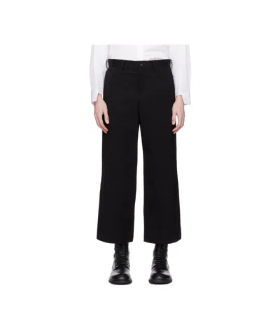 COMME DES GARÇONS BLACK COMME DES GARÇONS WIDE LEG TROUSERS