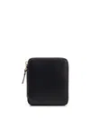 Comme Des Garçons Compact Zipped Wallet Wallets Black