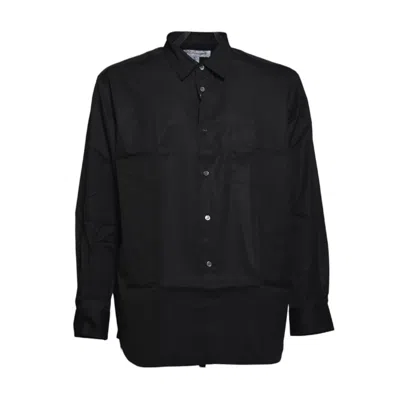 Comme Des Garçons Black Stretch Cotton Shirt