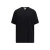 Comme Des Garçons Black Cotton T-shirt In Pattern