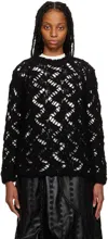 Comme Des Garçons Black Crewneck Sweater In 1 Black