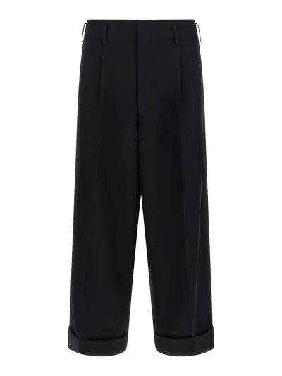 Comme Des Garçons Black Cropped Trousers