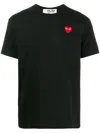 Comme Des Garçons Comme Des Garcons Logo Cotton T Shirt In Black