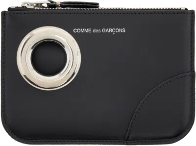 Comme Des Garçons Black Eyelet Pouch