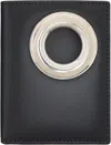 Comme Des Garçons Black Eyelet Wallet In Black