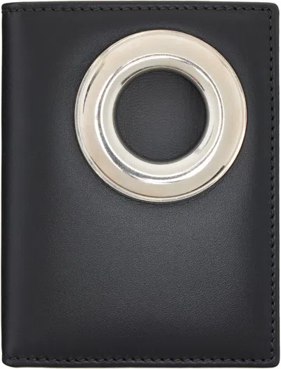 Comme Des Garçons Black Eyelet Wallet