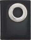 Comme Des Garçons Black Eyelet Wallet In Black