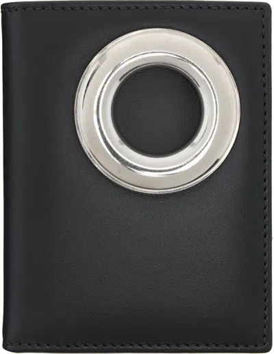 Comme Des Garçons Black Eyelet Wallet
