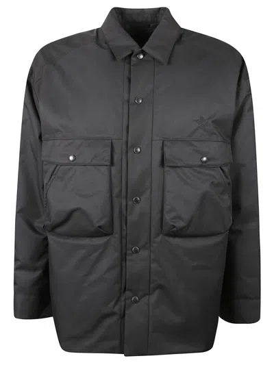 Comme Des Garçons Black Flap-pocket Jacket In Gray