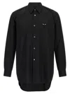 Comme Des Garçons Long-sleeve Black Shirt With Classic Collar In Black