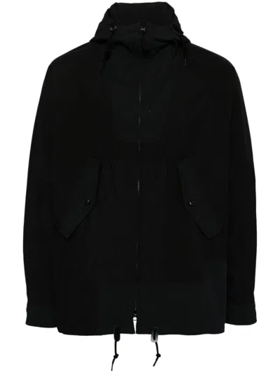 COMME DES GARÇONS BLACK HOODED JACKET