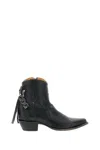 Comme Des Garçons Short Texano Boots In Black