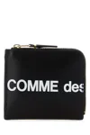 Comme Des Garçons Comme Des Garcons Black Leather Coin Case In Black