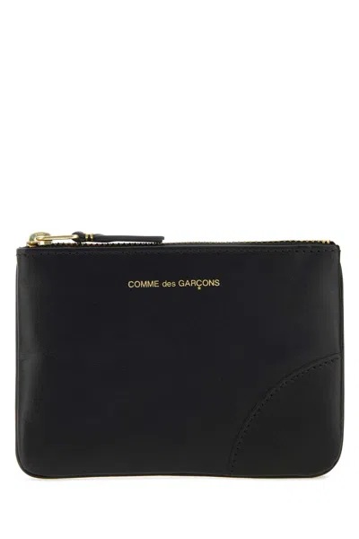 COMME DES GARÇONS BLACK LEATHER COIN CASE