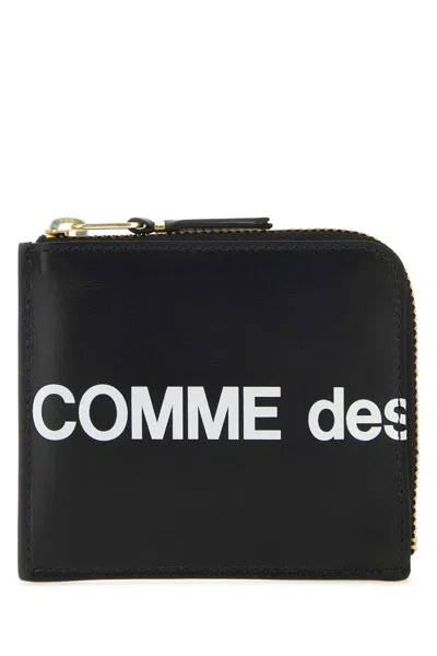 Comme Des Garçons Black Leather Coin Case