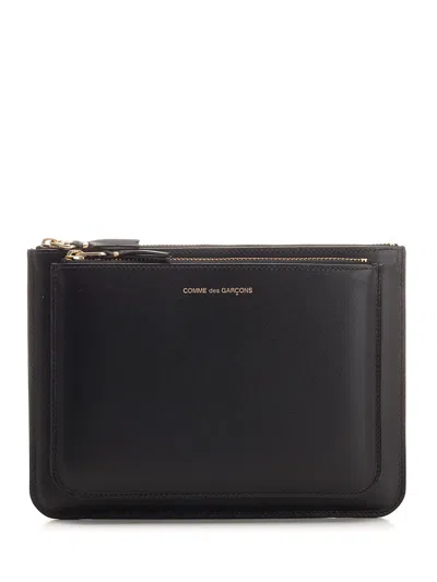 Comme Des Garçons Black Leather Pouch