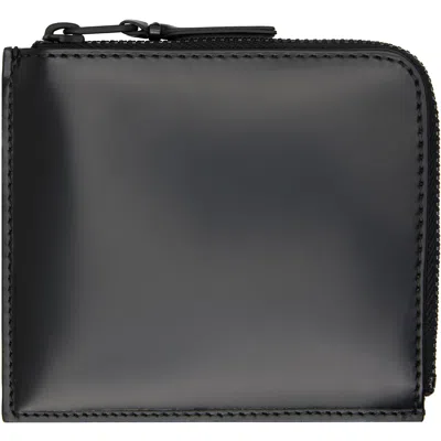 Comme Des Garçons Black Leather Wallet In 1 Black
