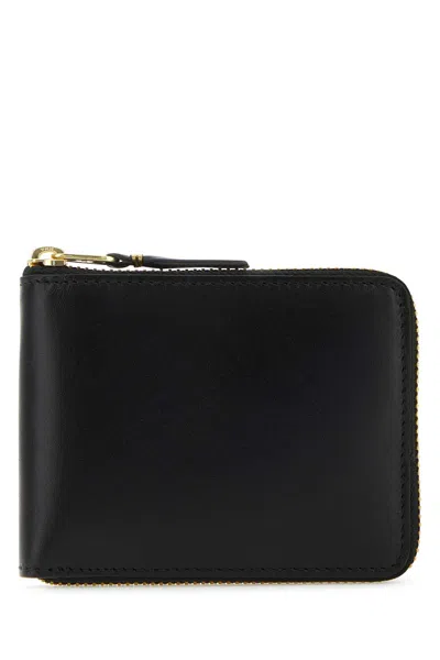 Comme Des Garçons Black Leather Wallet