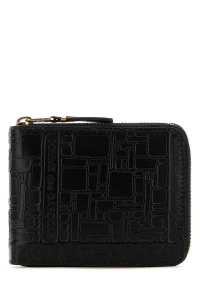 Comme Des Garçons Comme Des Garcons Black Leather Wallet