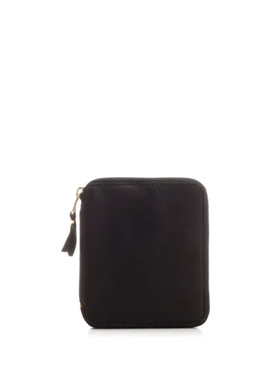 Comme Des Garçons Black Leather Wallet Wallets Black
