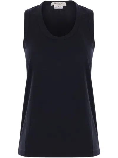 Comme Des Garçons Black Logo Jersey Tank Top