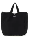 Comme Des Garçons Signature Tote Bag And Shoulder Strap In Black