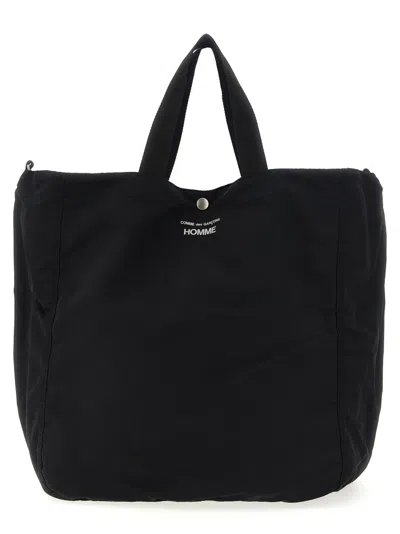 COMME DES GARÇONS BLACK LOGO SHOPPING BAG