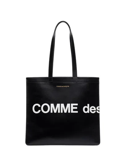 Comme Des Garçons Black Logo Tote Bag